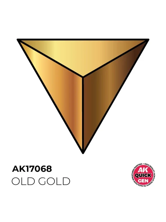 Old Gold Quick Gen Color 18 ml (AK17068) de AK Interactive en AK Quick Gen | La Cueva Roja