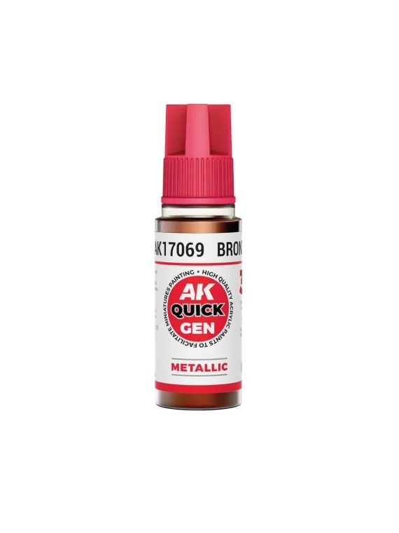 Bronze Quick Gen Color 18 ml (AK17069) de AK Interactive en AK Quick Gen | La Cueva Roja