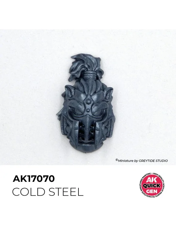 Cold Steel Quick Gen Color 18 ml (AK17070) de AK Interactive en AK Quick Gen | La Cueva Roja
