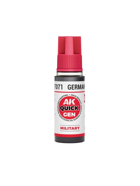 German Grey Quick Gen Color 18 ml (AK17071) de AK Interactive en AK Quick Gen | La Cueva Roja