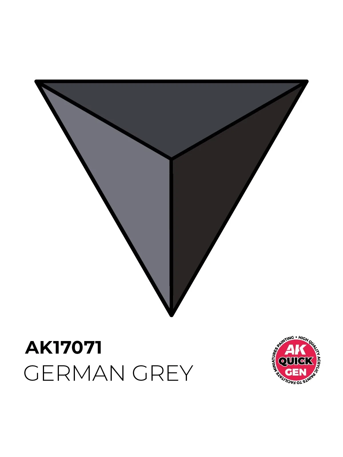 German Grey Quick Gen Color 18 ml (AK17071) de AK Interactive en AK Quick Gen | La Cueva Roja