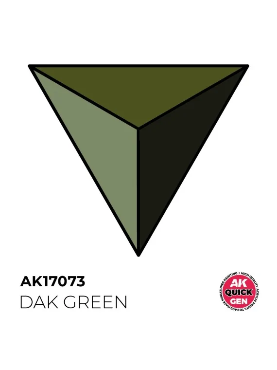 Dark Green Quick Gen Color 18 ml (AK17073) de AK Interactive en AK Quick Gen | La Cueva Roja