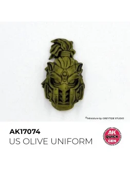 US Olive Uniform Quick Gen Color 18 ml (AK17074) de AK Interactive en AK Quick Gen | La Cueva Roja
