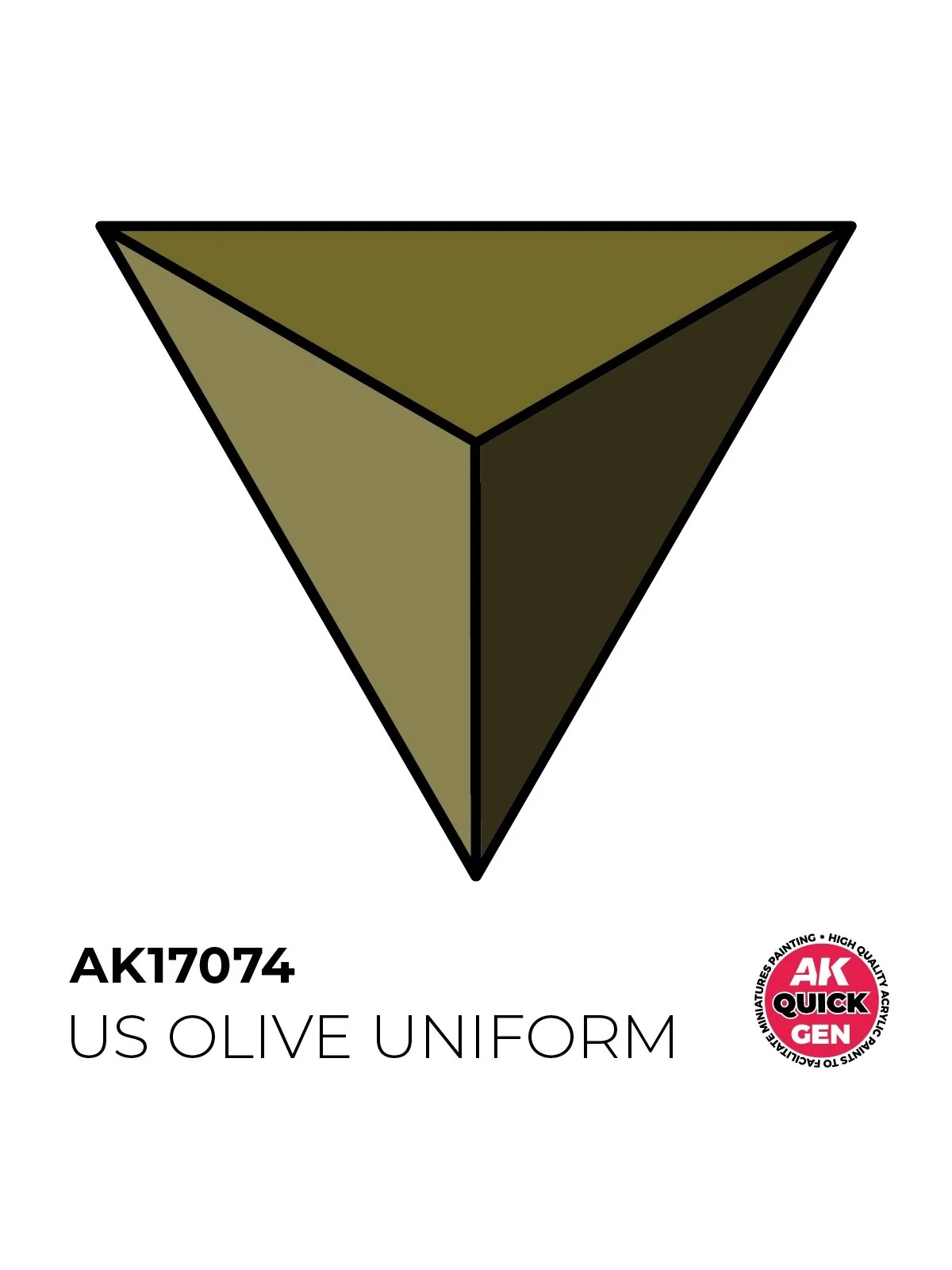 US Olive Uniform Quick Gen Color 18 ml (AK17074) de AK Interactive en AK Quick Gen | La Cueva Roja