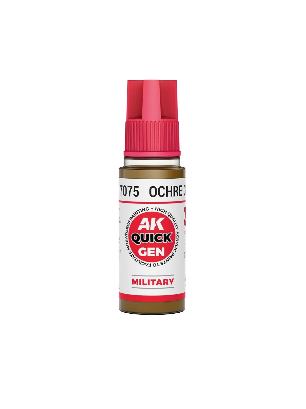 Ochre Green Quick Gen Color 18 ml (AK17075) de AK Interactive en AK Quick Gen | La Cueva Roja