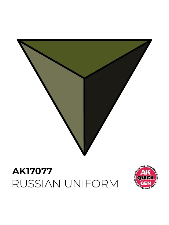 Russian Uniform Quick Gen Color 18 ml (AK17077) de AK Interactive en AK Quick Gen | La Cueva Roja