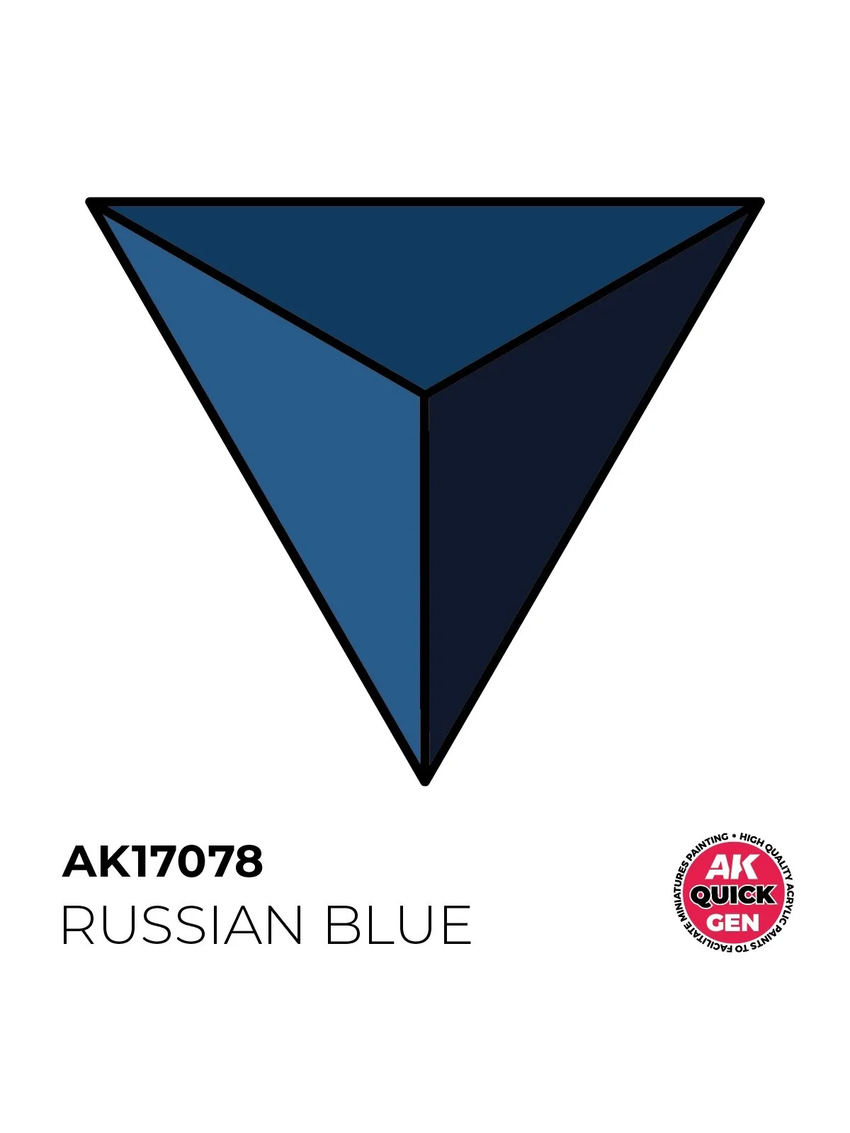 Russian Blue Quick Gen Color 18 ml (AK17078) de AK Interactive en AK Quick Gen | La Cueva Roja