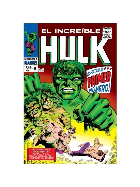 Biblioteca Marvel 91 El Increíble Hulk 6 de Panini Comics en Cómics Americano | La Cueva Roja