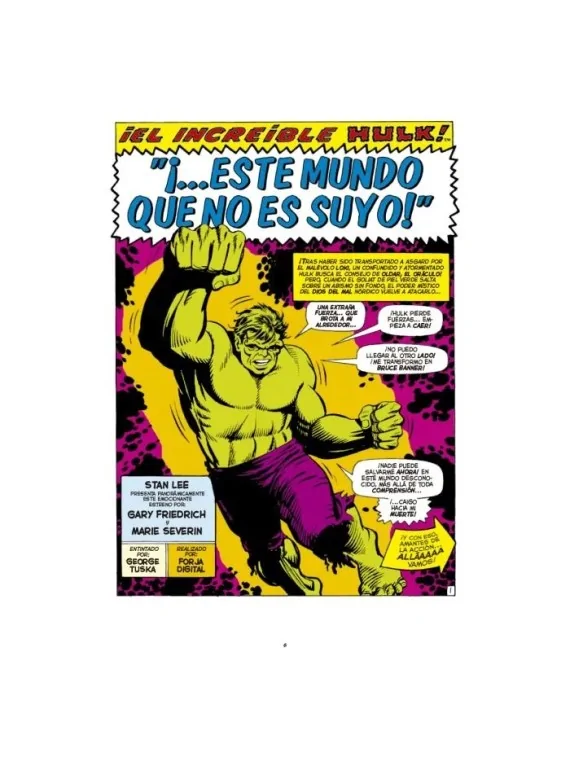 Biblioteca Marvel 91 El Increíble Hulk 6 de Panini Comics en Cómics Americano | La Cueva Roja