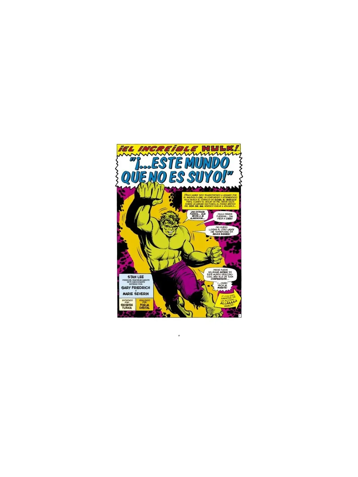 Biblioteca Marvel 91 El Increíble Hulk 6 de Panini Comics en Cómics Americano | La Cueva Roja