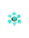 FanRoll Mini Pack de Dados Stardust Turquoise de FanRoll en Dados | La Cueva Roja