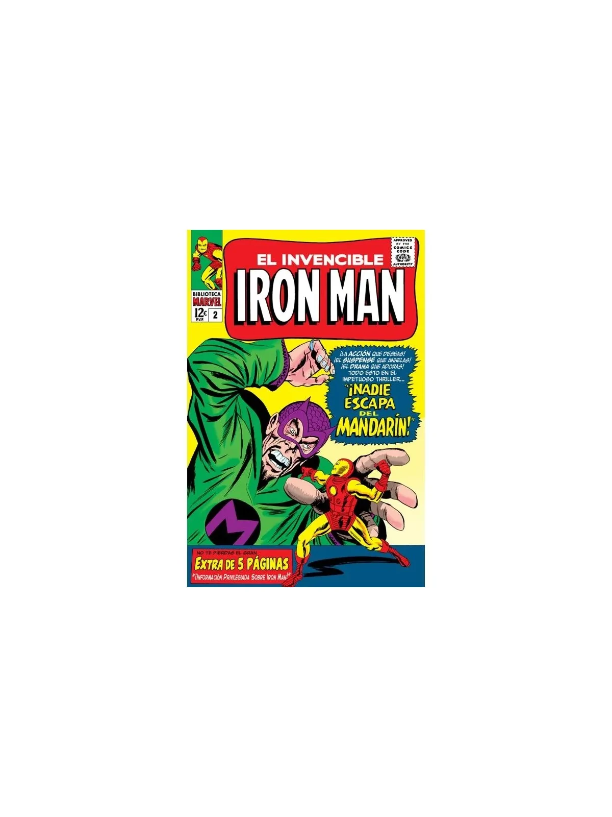 Biblioteca Marvel 17 El Invencible Iron Man 2 de Panini Comics en Cómics Americano | La Cueva Roja