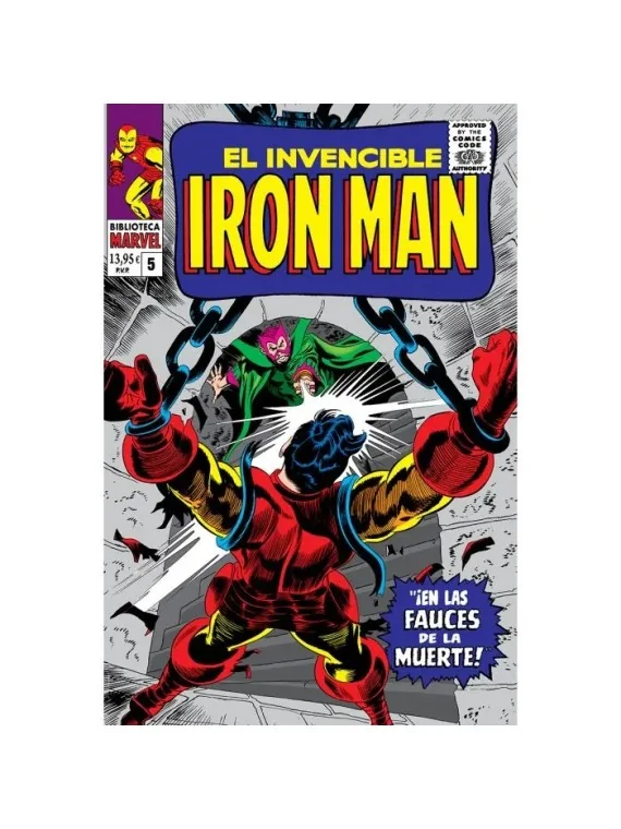Biblioteca Marvel 49 El Invencible Iron Man 5 de Panini Comics en Cómics Americano | La Cueva Roja