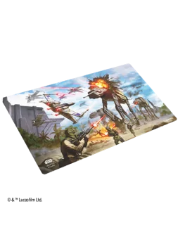 Star Wars Unlimited: Game Mat Battle of Scarif de Gamegenic en TAPETE | La Cueva Roja