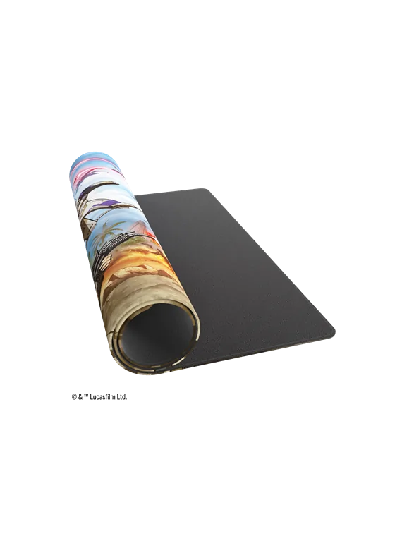 Star Wars Unlimited: Game Mat Battle of Scarif de Gamegenic en TAPETE | La Cueva Roja