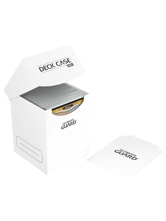 Ultimate Guard Deck Case 100+ Caja de Cartas Tamaño Estándar Blanco de Ultimate Guard en CAJAS | La Cueva Roja