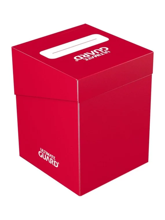 Ultimate Guard Deck Case 100+ Caja de Cartas Tamaño Estándar Rojo de Ultimate Guard en CAJAS | La Cueva Roja
