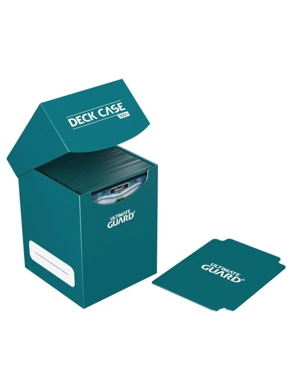 Ultimate Guard Deck Case 100+ Caja de Cartas Tamaño Estándar Gasolina Azul de Ultimate Guard en CAJAS | La Cueva Roja