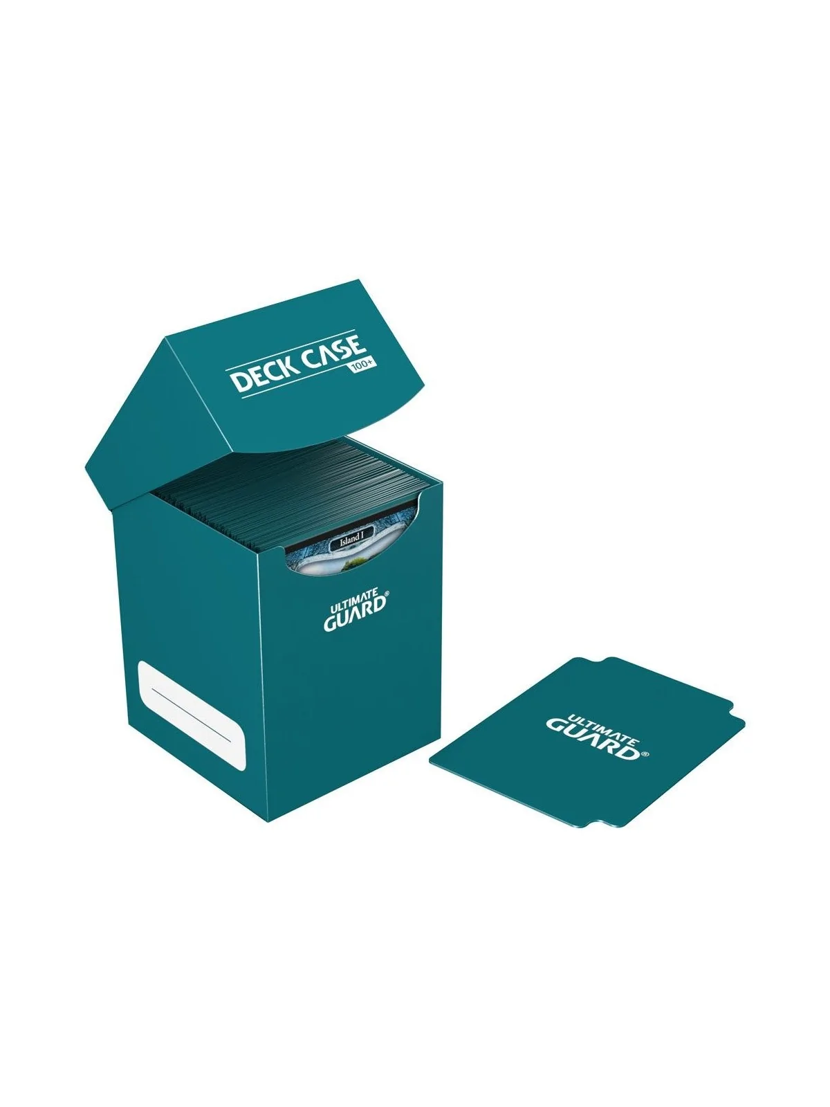 Ultimate Guard Deck Case 100+ Caja de Cartas Tamaño Estándar Gasolina Azul de Ultimate Guard en CAJAS | La Cueva Roja