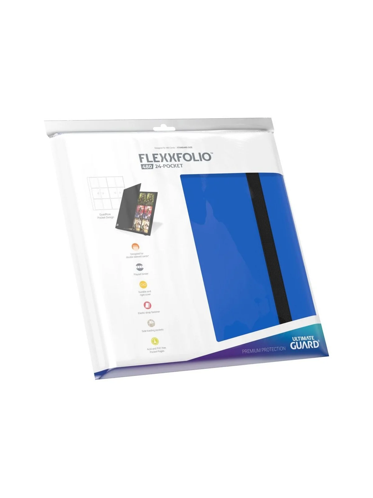 Ultimate Guard Flexxfolio 480 (24 Pocket Quadrow Azul) de Ultimate Guard en Otros | La Cueva Roja