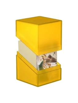 Ultimate Guard Boulder Deck Case 100+ Tamaño Estándar Ámbar de Ultimate Guard en CAJAS | La Cueva Roja