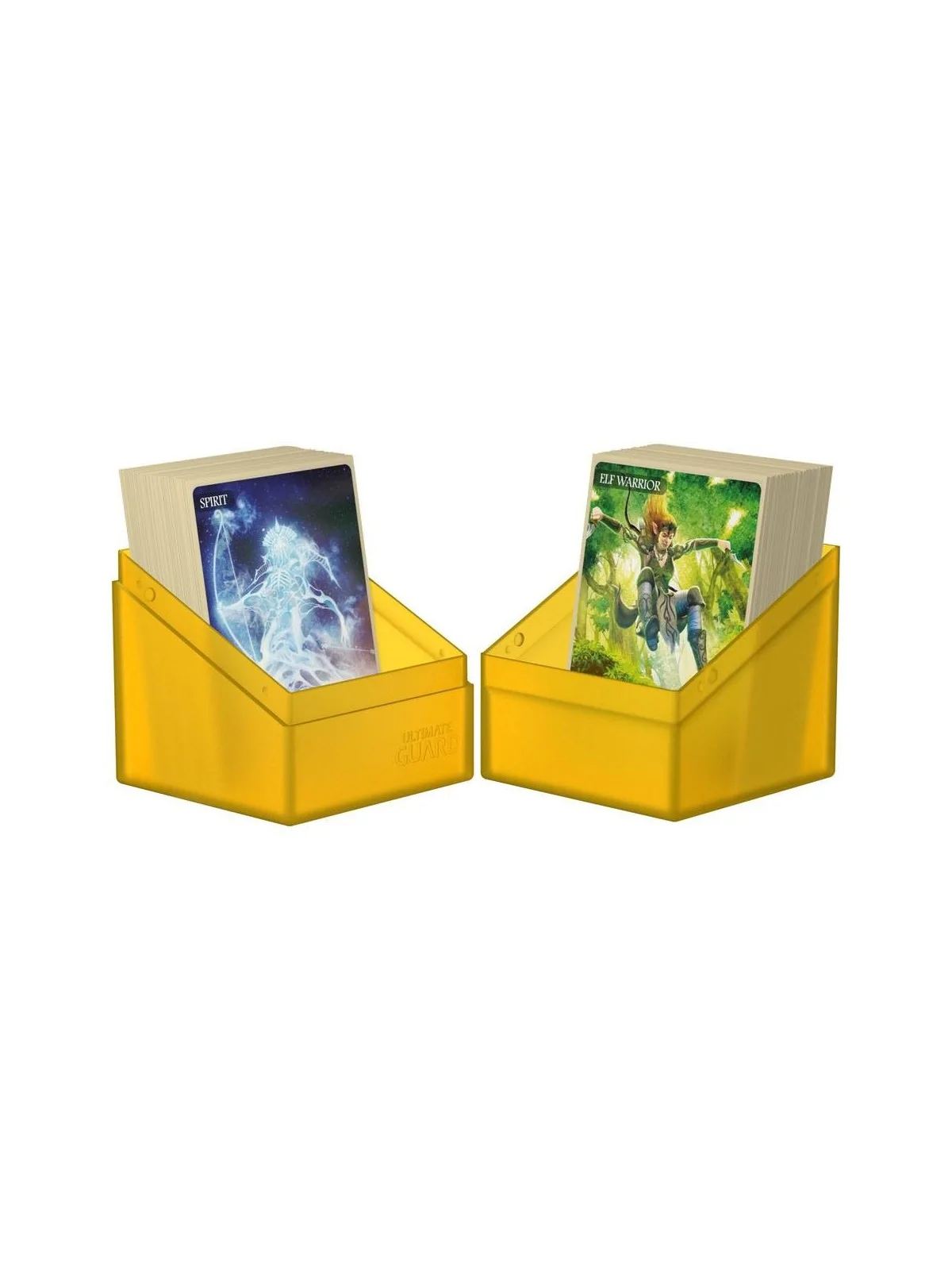 Ultimate Guard Boulder Deck Case 100+ Tamaño Estándar Ámbar de Ultimate Guard en CAJAS | La Cueva Roja