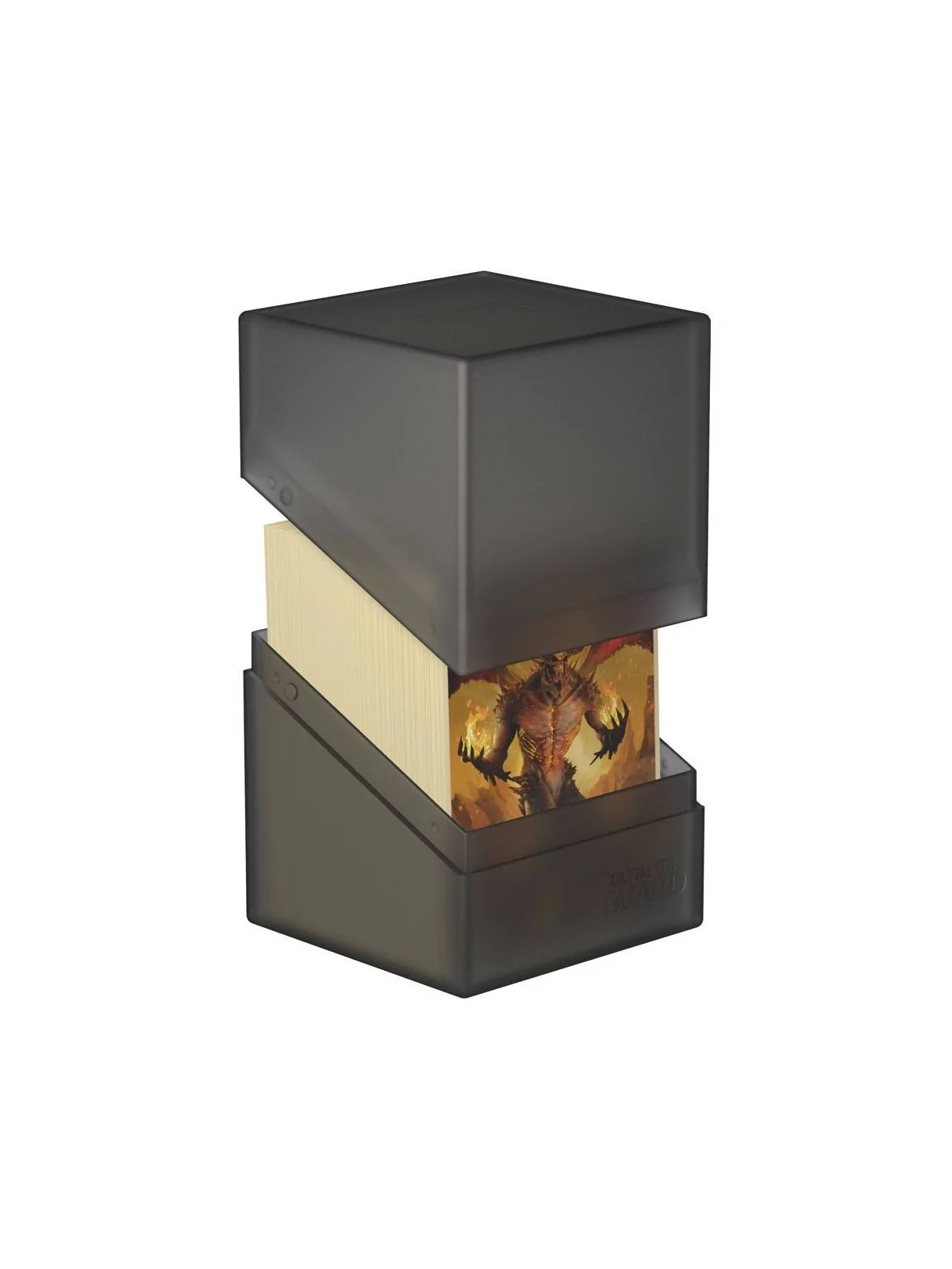 Ultimate Guard Boulder Deck Case 100+ Tamaño Estándar Onyx de Ultimate Guard en CAJAS | La Cueva Roja