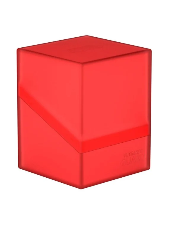 Ultimate Guard Boulder Deck Case 100+ Tamaño Estándar Ruby de Ultimate Guard en CAJAS | La Cueva Roja