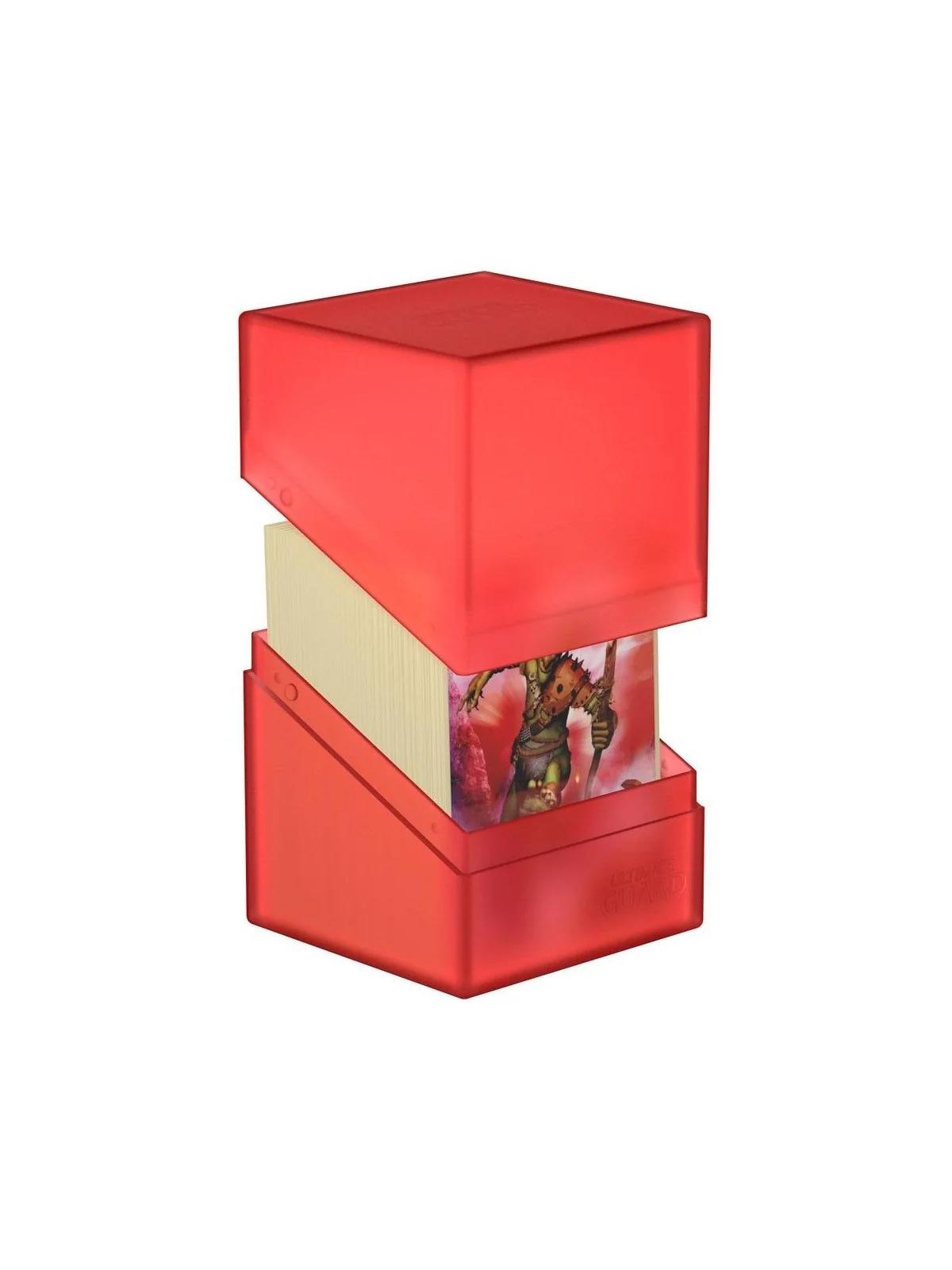 Ultimate Guard Boulder Deck Case 100+ Tamaño Estándar Ruby de Ultimate Guard en CAJAS | La Cueva Roja