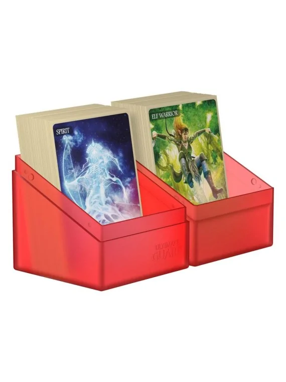 Ultimate Guard Boulder Deck Case 100+ Tamaño Estándar Ruby de Ultimate Guard en CAJAS | La Cueva Roja