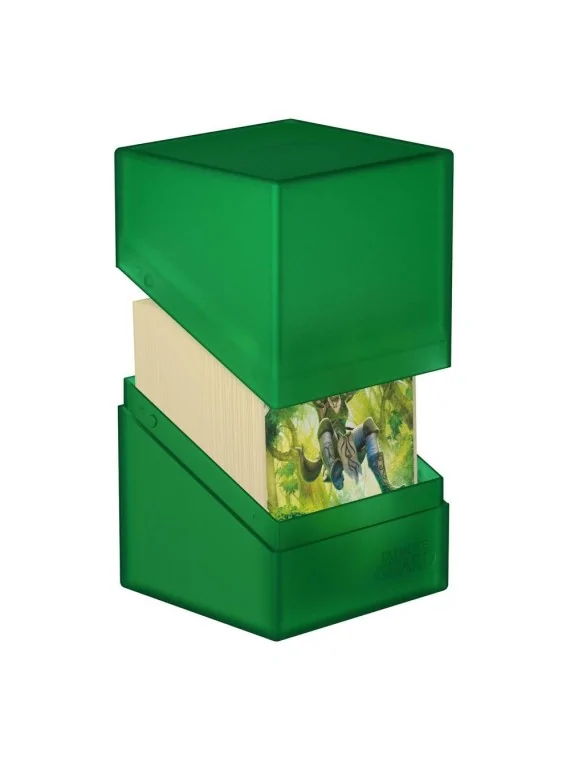 Ultimate Guard Boulder Deck Case 100+ Tamaño Estándar Emerald de Ultimate Guard en CAJAS | La Cueva Roja