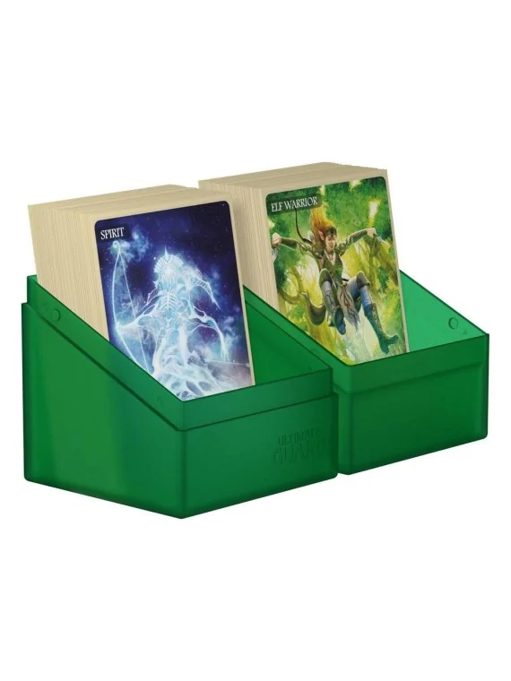 Ultimate Guard Boulder Deck Case 100+ Tamaño Estándar Emerald de Ultimate Guard en CAJAS | La Cueva Roja