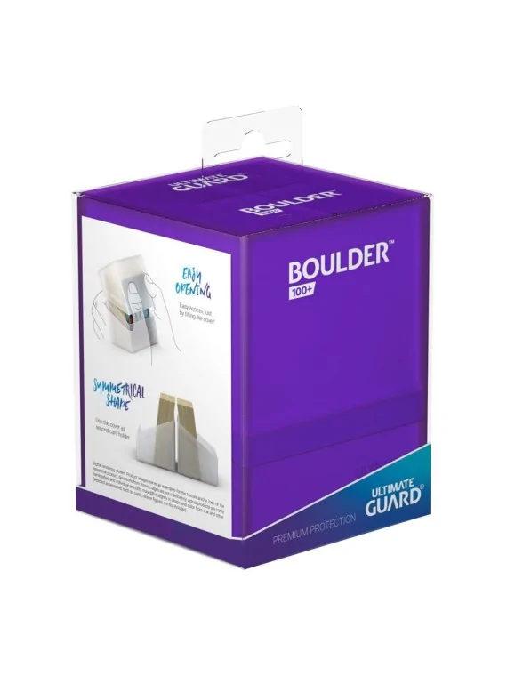 Ultimate Guard Boulder Deck Case 100+ Tamaño Estándar Amethyst de Ultimate Guard en CAJAS | La Cueva Roja