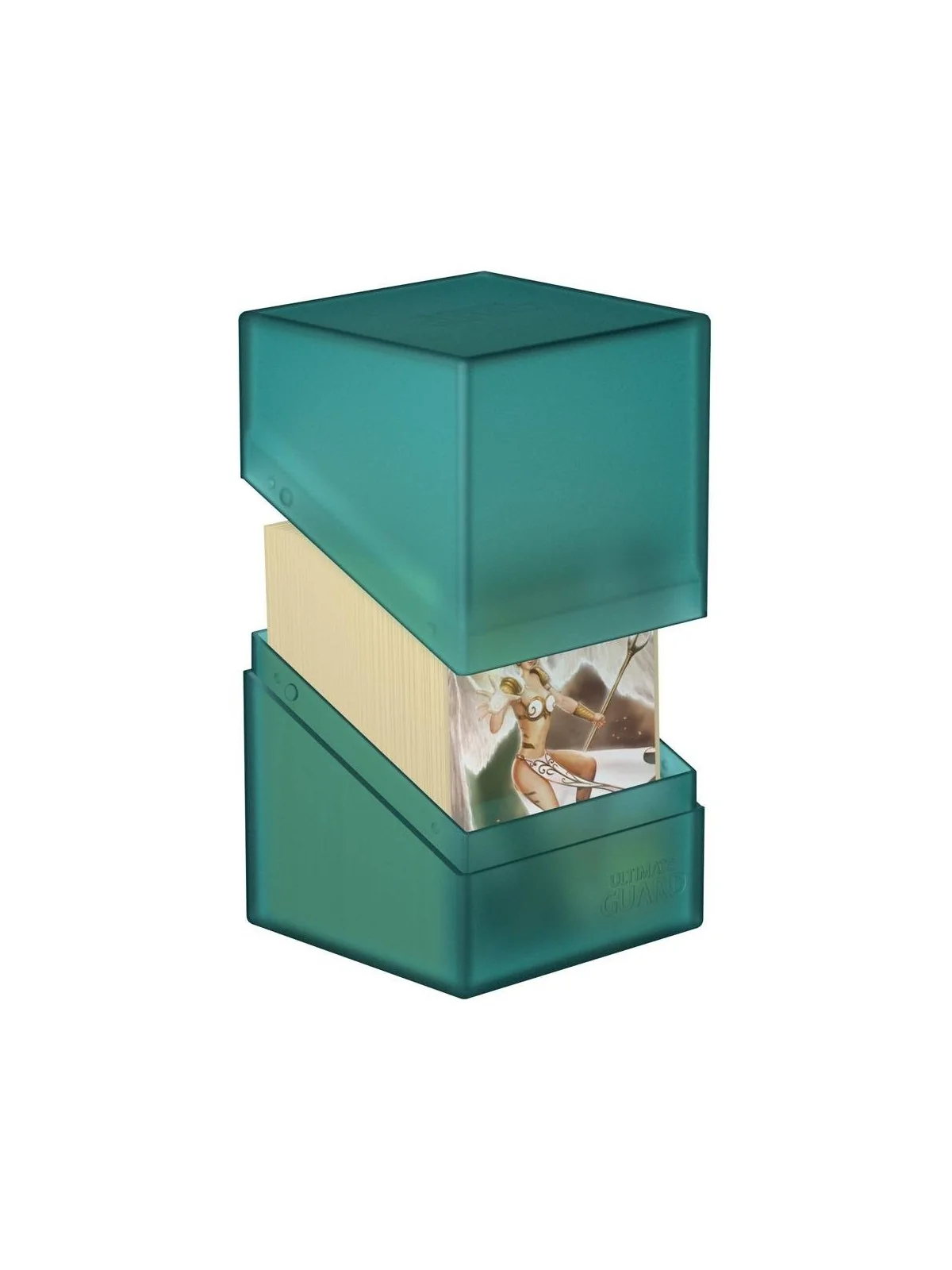 Ultimate Guard Boulder Deck Case 100+ Tamaño Estándar Malachite de Ultimate Guard en CAJAS | La Cueva Roja