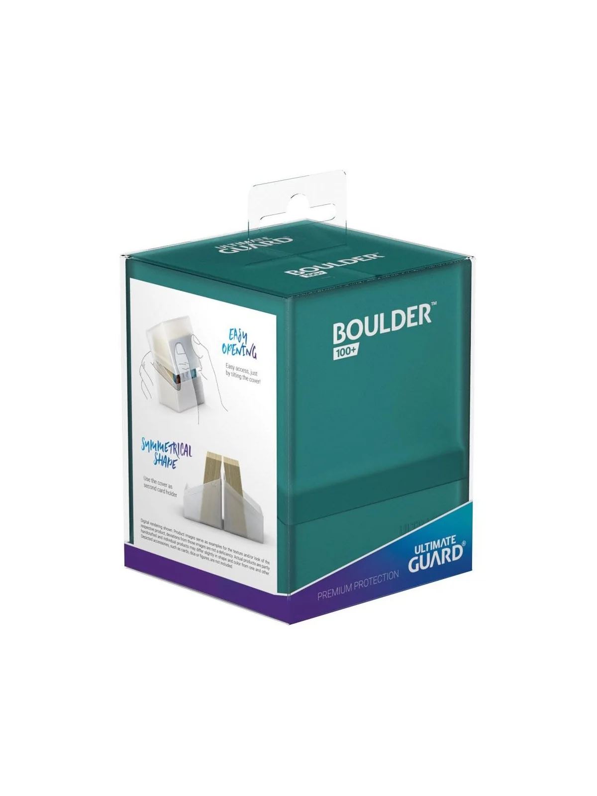 Ultimate Guard Boulder Deck Case 100+ Tamaño Estándar Malachite de Ultimate Guard en CAJAS | La Cueva Roja