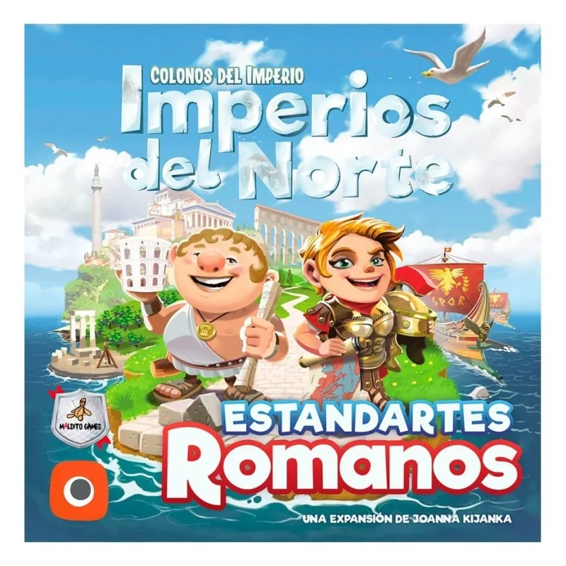 Colonos del imperio: Imperios del Norte - Estandartes Romanos de Maldito Games en Juegos de Cartas | La Cueva Roja