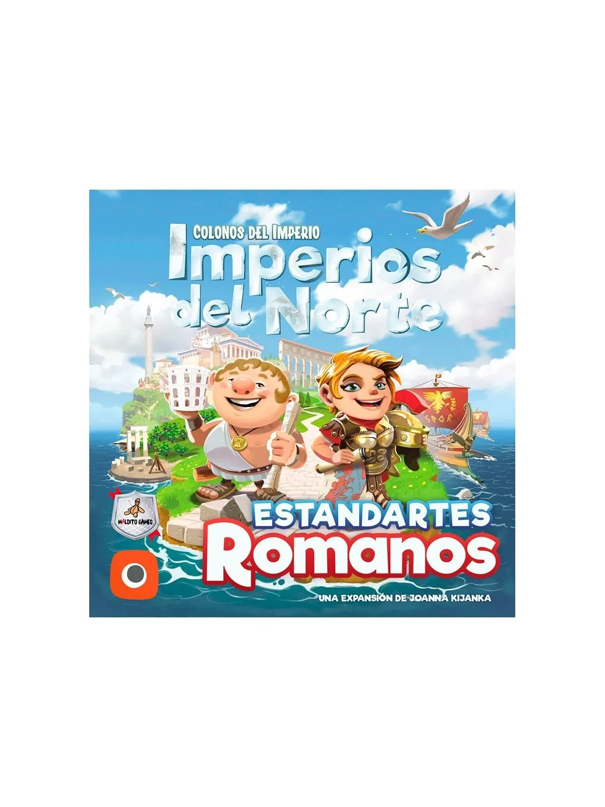 Colonos del imperio: Imperios del Norte - Estandartes Romanos de Maldito Games en Juegos de Cartas | La Cueva Roja