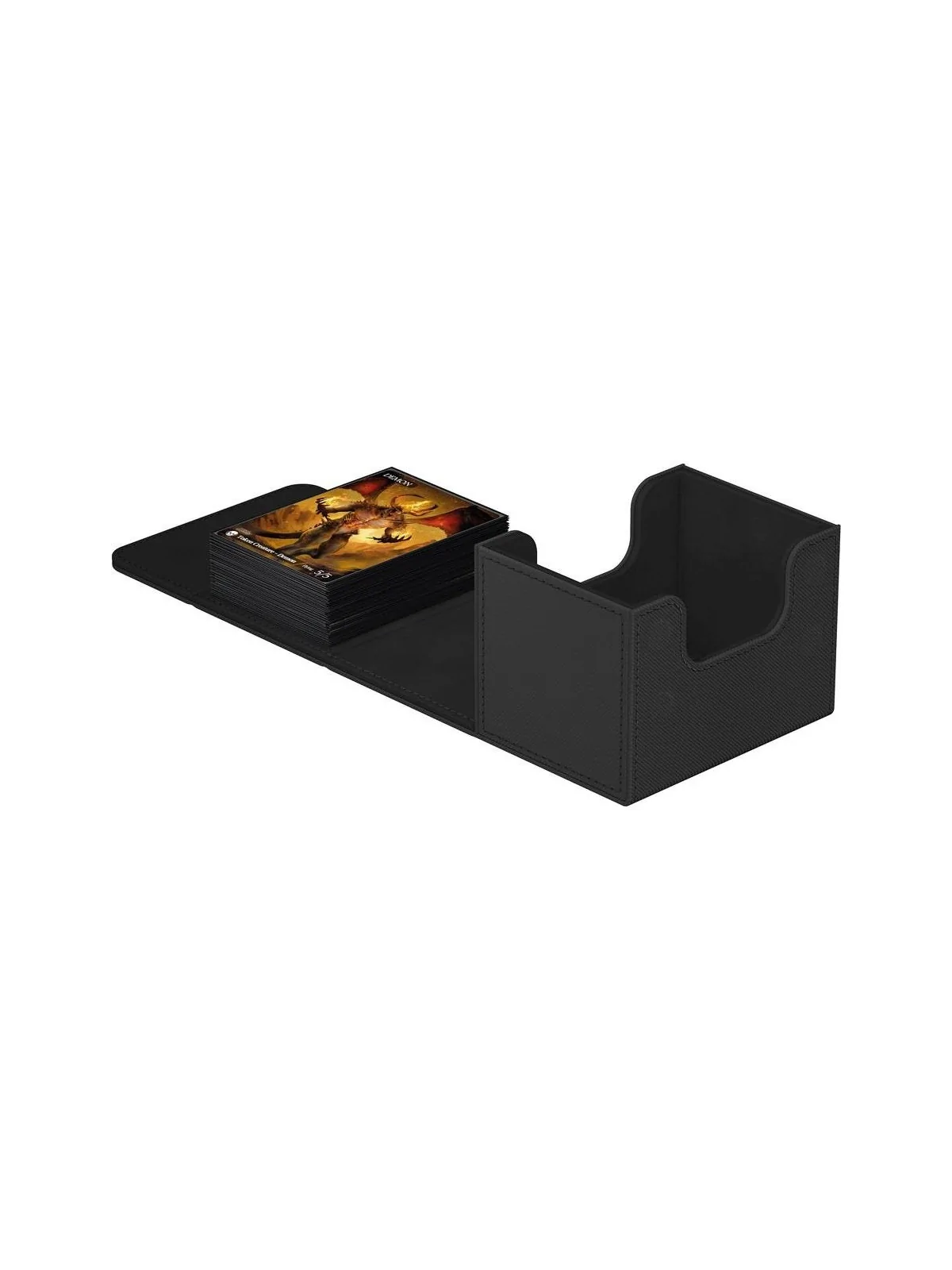 Ultimate Guard Sidewinder 100+ XenoSkin Monocolor Negro de Ultimate Guard en Cajas para Cartas | La Cueva Roja