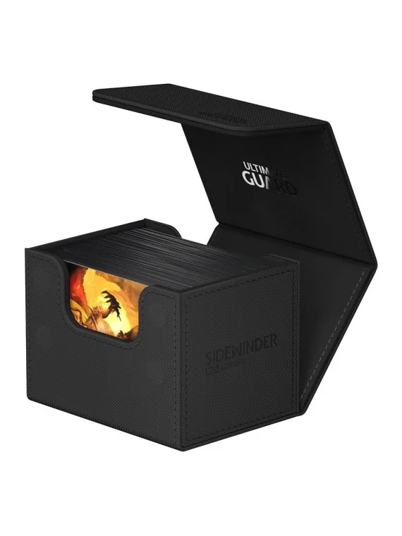 Ultimate Guard Sidewinder 100+ XenoSkin Monocolor Negro de Ultimate Guard en Cajas para Cartas | La Cueva Roja