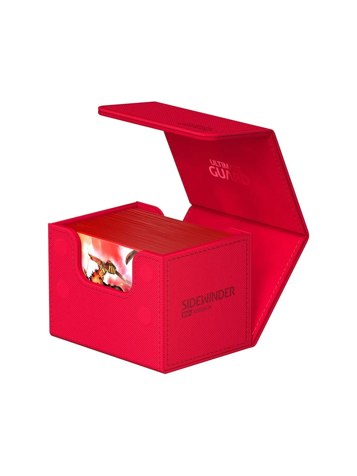 Ultimate Guard Sidewinder 100+ XenoSkin Monocolor Rojo de Ultimate Guard en Cajas para Cartas | La Cueva Roja