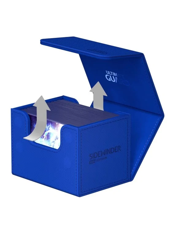 Ultimate Guard Sidewinder 100+ XenoSkin Monocolor Azul de Ultimate Guard en Cajas para Cartas | La Cueva Roja
