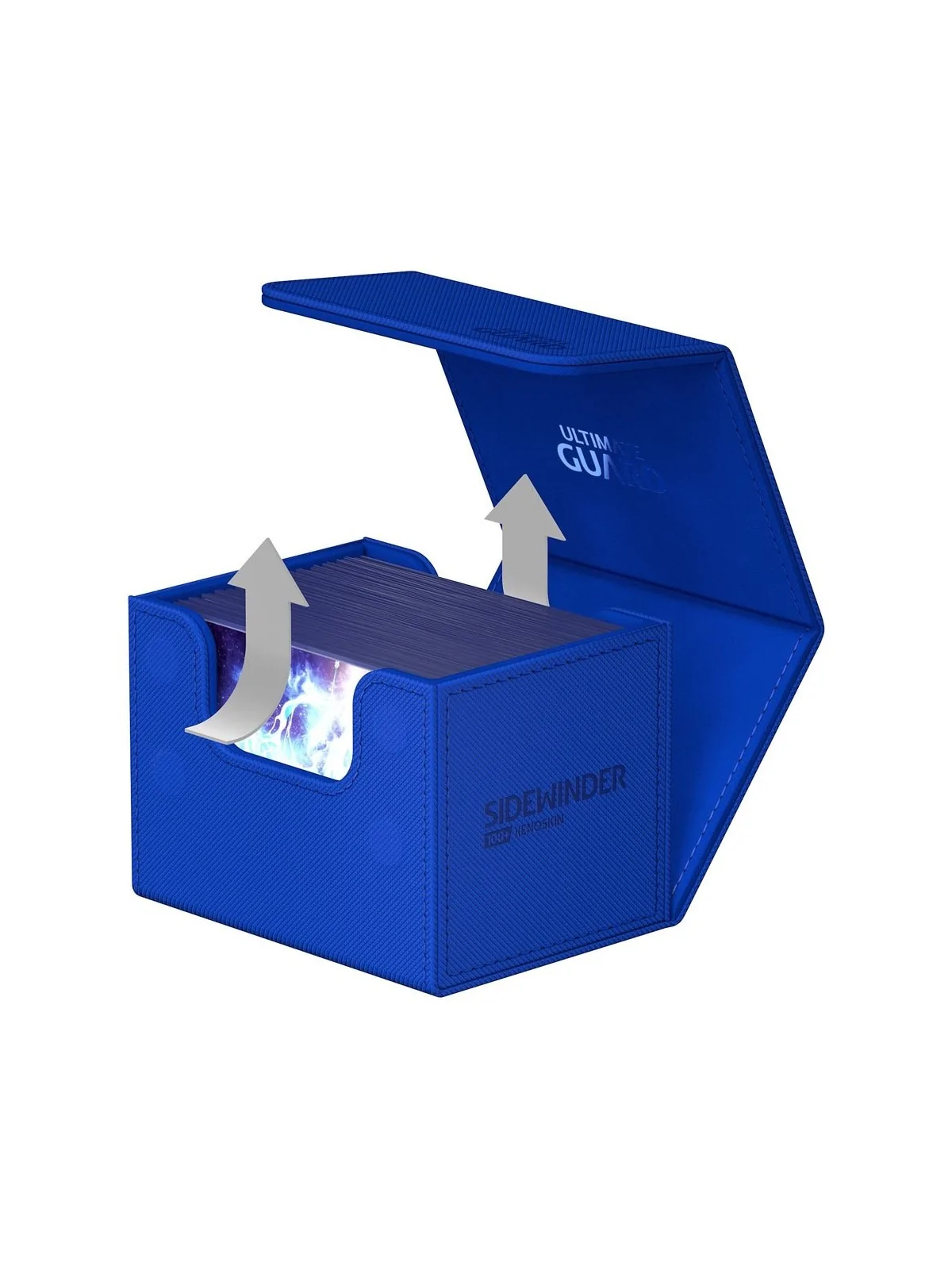 Ultimate Guard Sidewinder 100+ XenoSkin Monocolor Azul de Ultimate Guard en Cajas para Cartas | La Cueva Roja