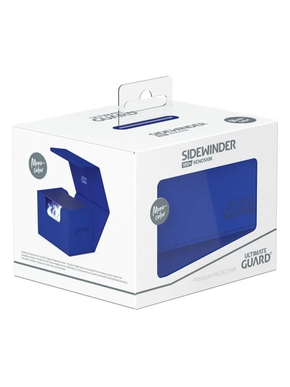 Ultimate Guard Sidewinder 100+ XenoSkin Monocolor Azul de Ultimate Guard en Cajas para Cartas | La Cueva Roja