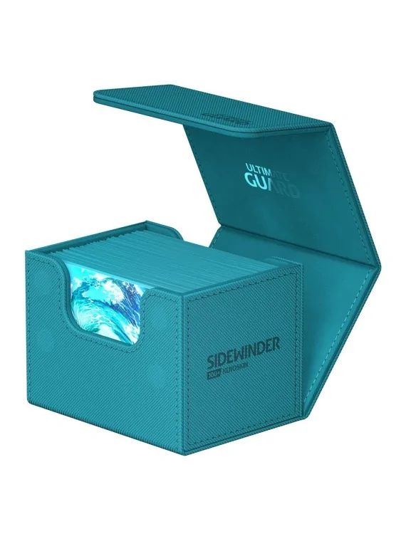 Ultimate Guard Sidewinder 100+ XenoSkin Monocolor Gasolina Azul de Ultimate Guard en Cajas para Cartas | La Cueva Roja