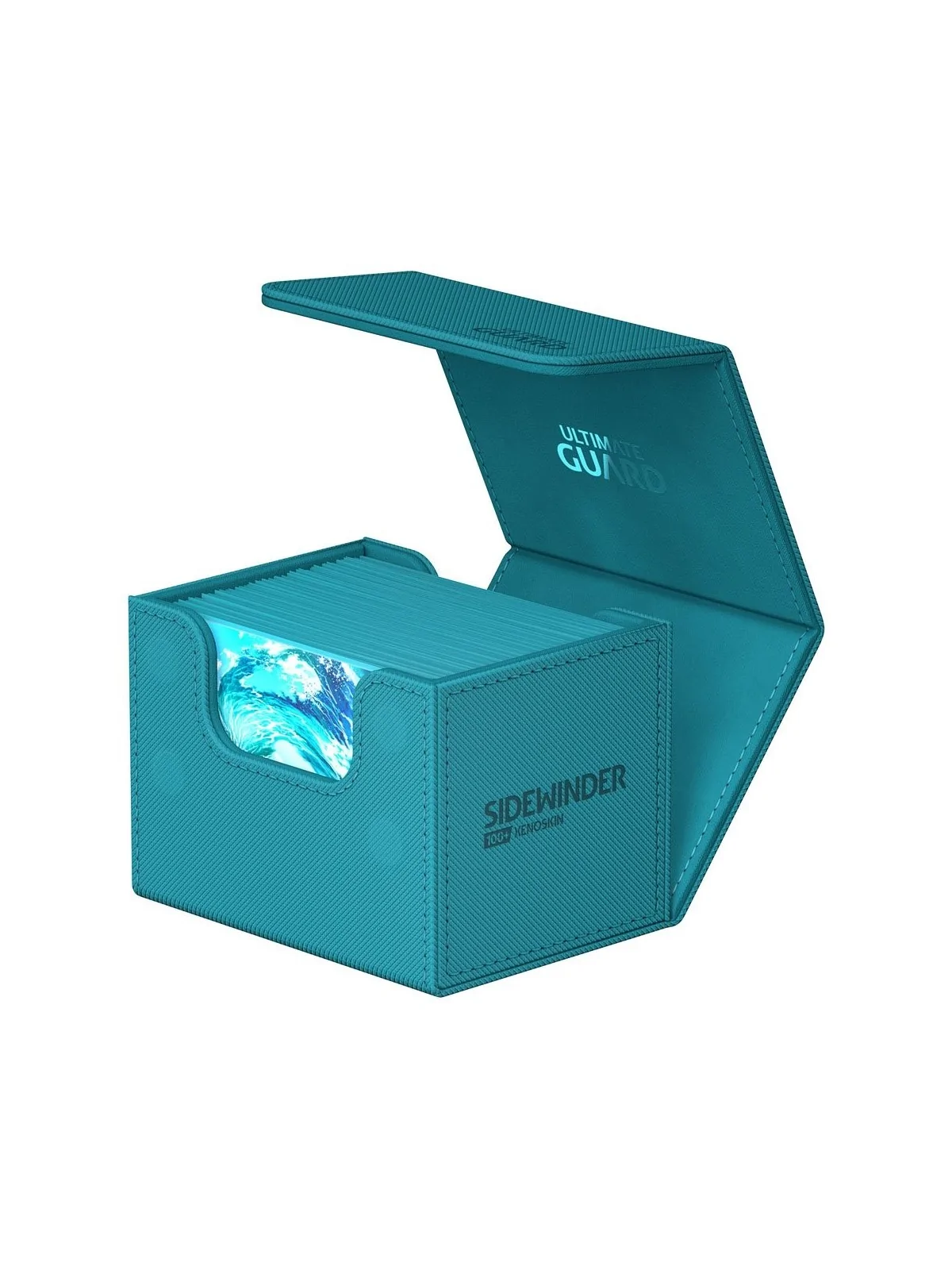 Ultimate Guard Sidewinder 100+ XenoSkin Monocolor Gasolina Azul de Ultimate Guard en Cajas para Cartas | La Cueva Roja