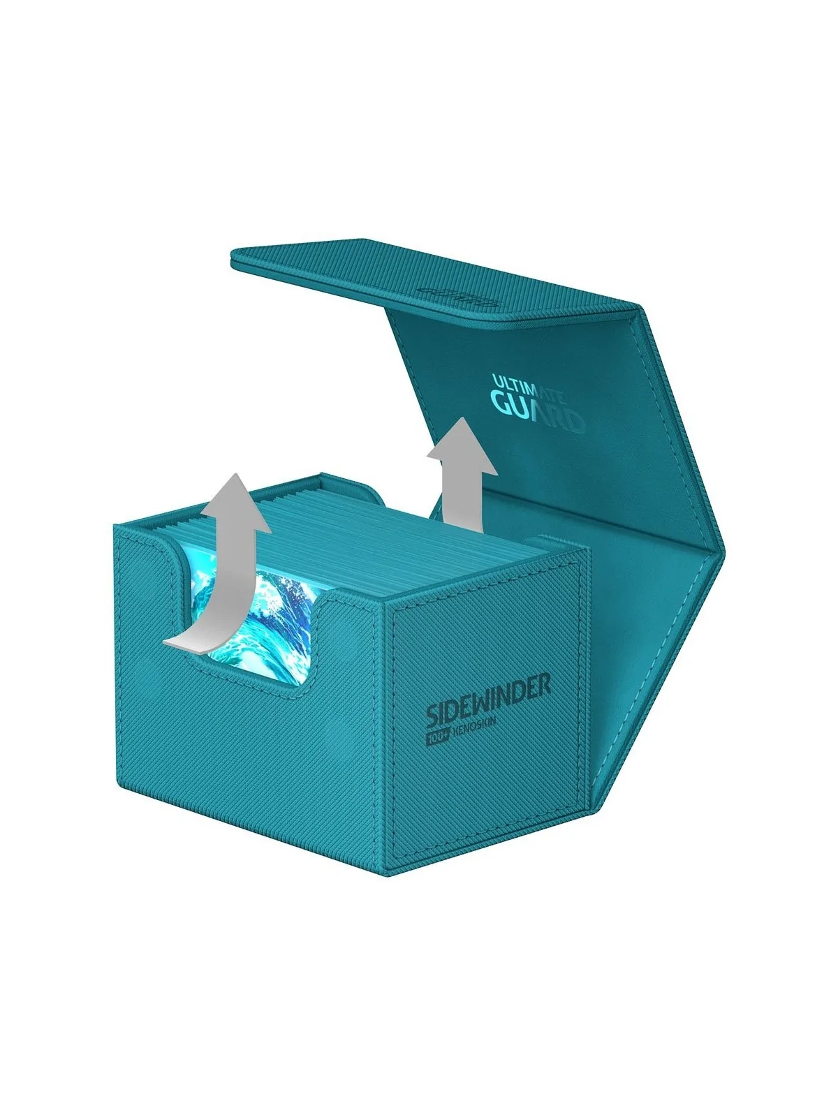 Ultimate Guard Sidewinder 100+ XenoSkin Monocolor Gasolina Azul de Ultimate Guard en Cajas para Cartas | La Cueva Roja