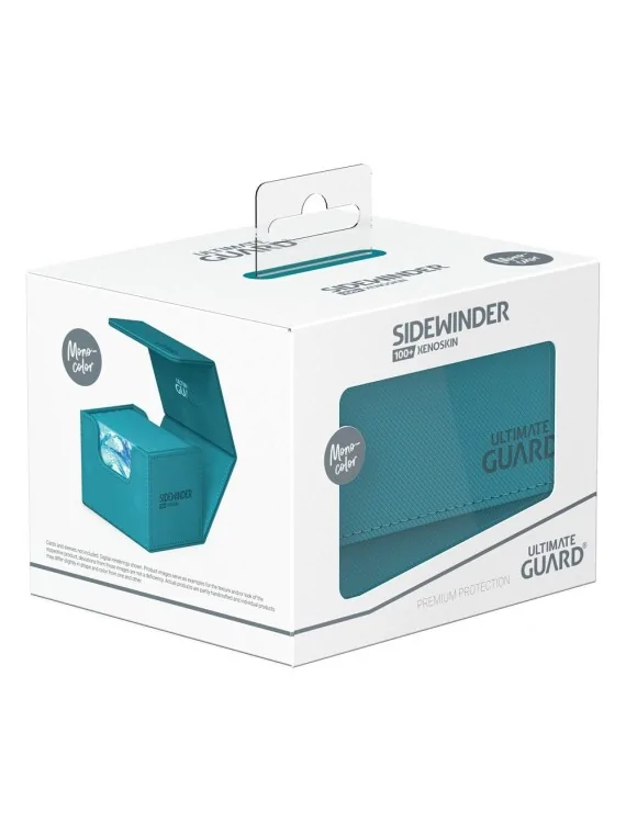 Ultimate Guard Sidewinder 100+ XenoSkin Monocolor Gasolina Azul de Ultimate Guard en Cajas para Cartas | La Cueva Roja