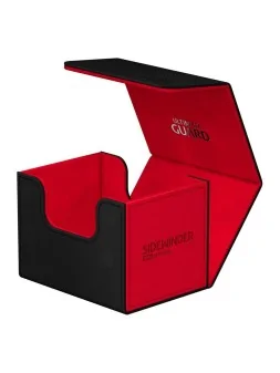 Ultimate Guard Sidewinder 100+ XenoSkin SYNERGY Negro/Rojo de Ultimate Guard en CAJAS | La Cueva Roja