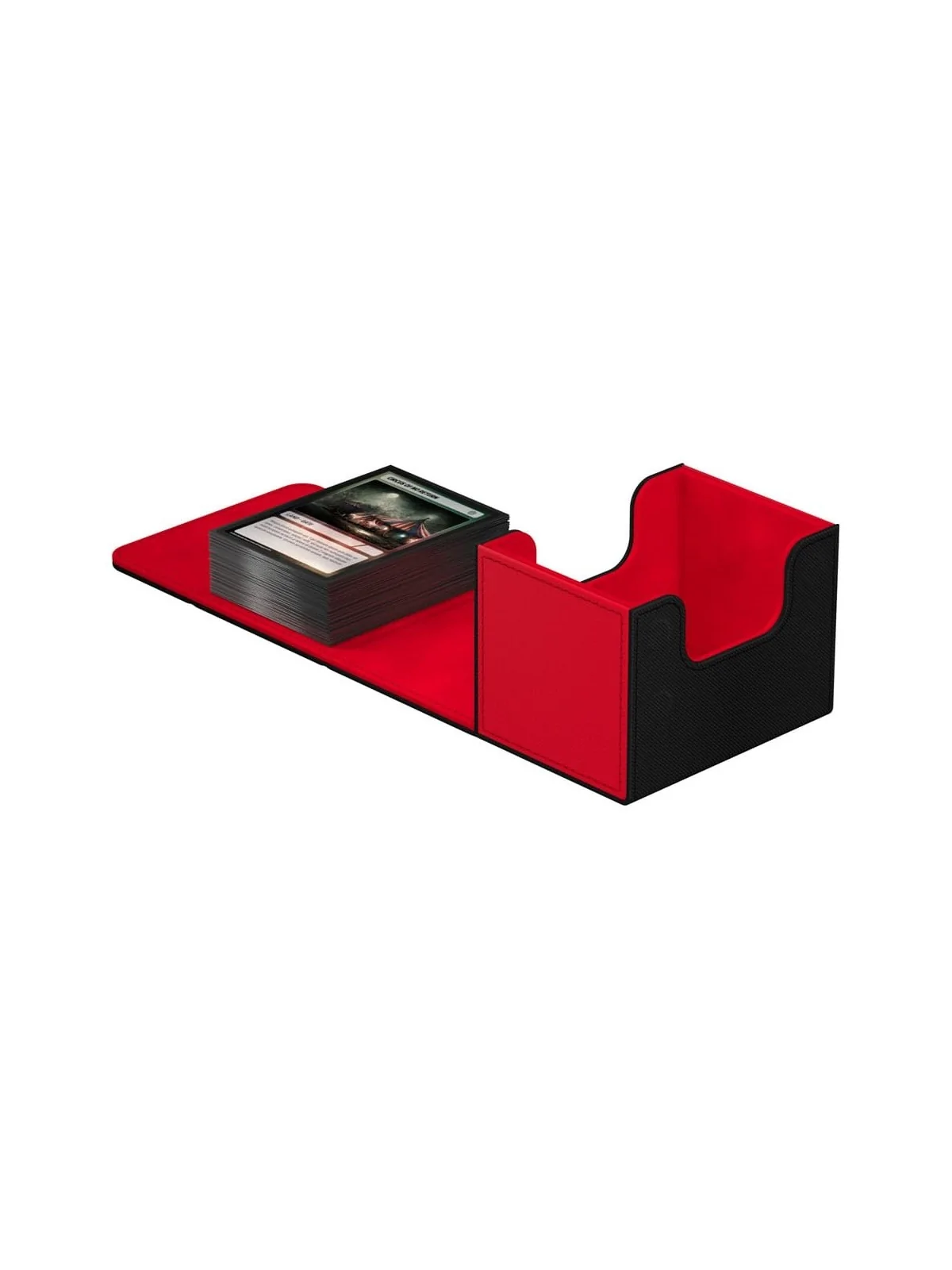 Ultimate Guard Sidewinder 100+ XenoSkin SYNERGY Negro/Rojo de Ultimate Guard en CAJAS | La Cueva Roja
