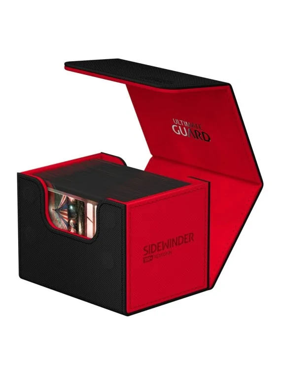 Ultimate Guard Sidewinder 100+ XenoSkin SYNERGY Negro/Rojo de Ultimate Guard en CAJAS | La Cueva Roja